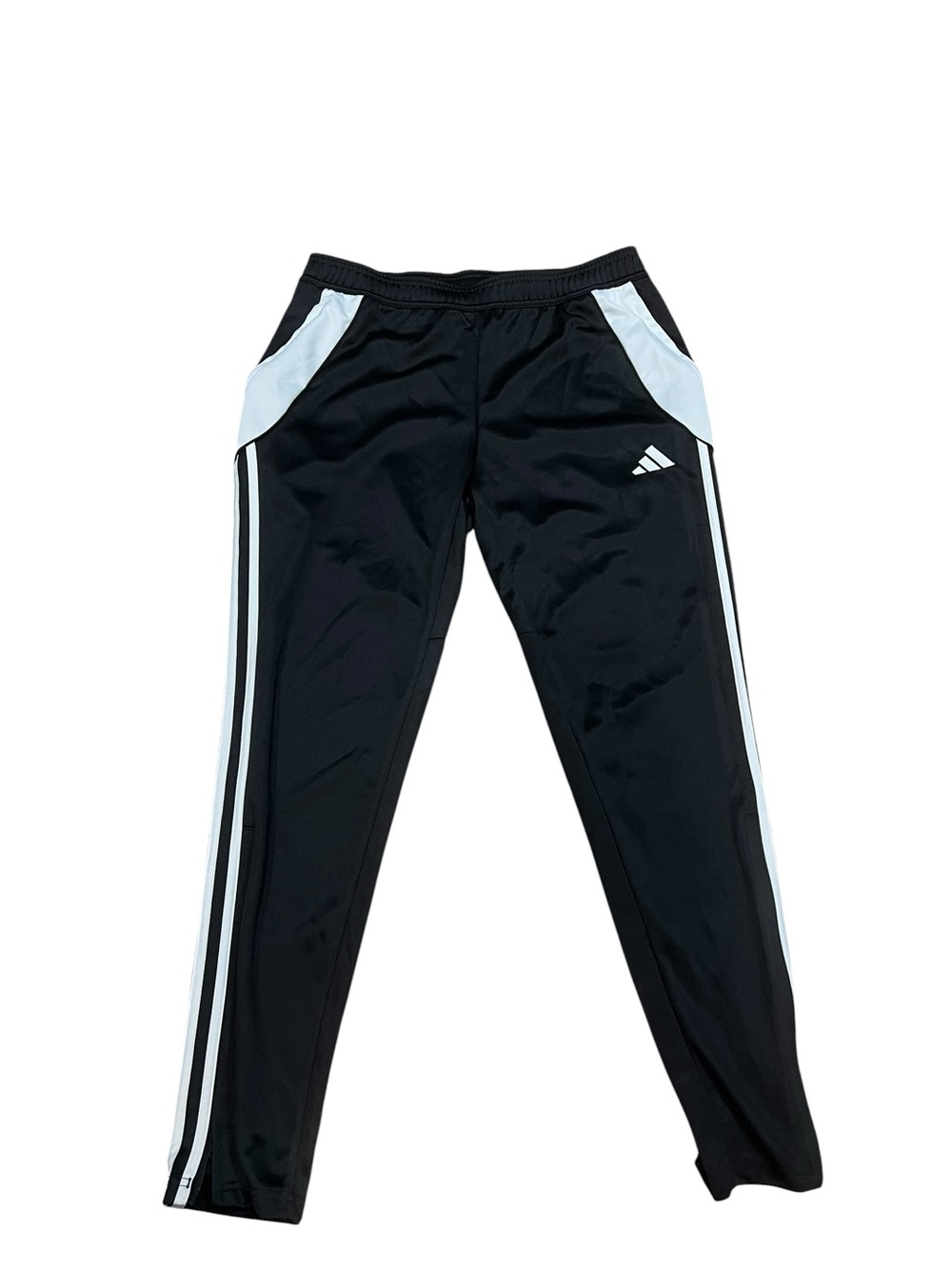 adidas Originals Black Joggers with White Stripe Accents